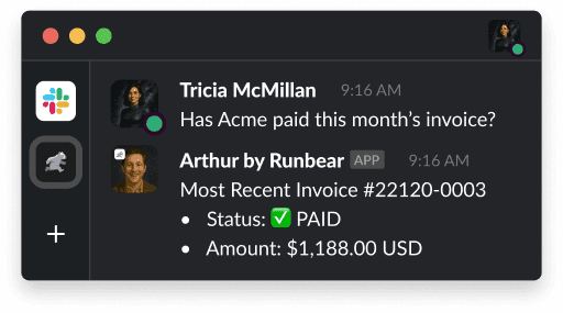 Slack workflow