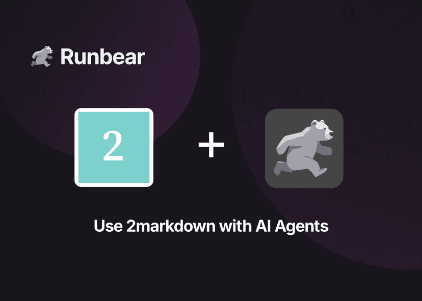 2markdown AI Agent Integration for Teams