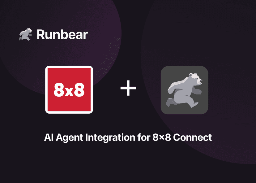Automate 8x8 Connect workflows with AI Agents