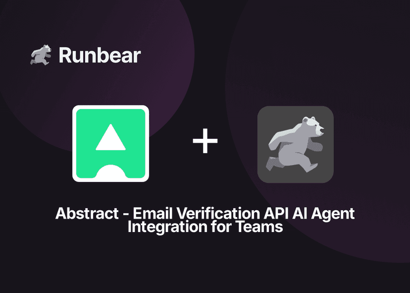 AI Agent Solutions for Abstract - Email Verification API