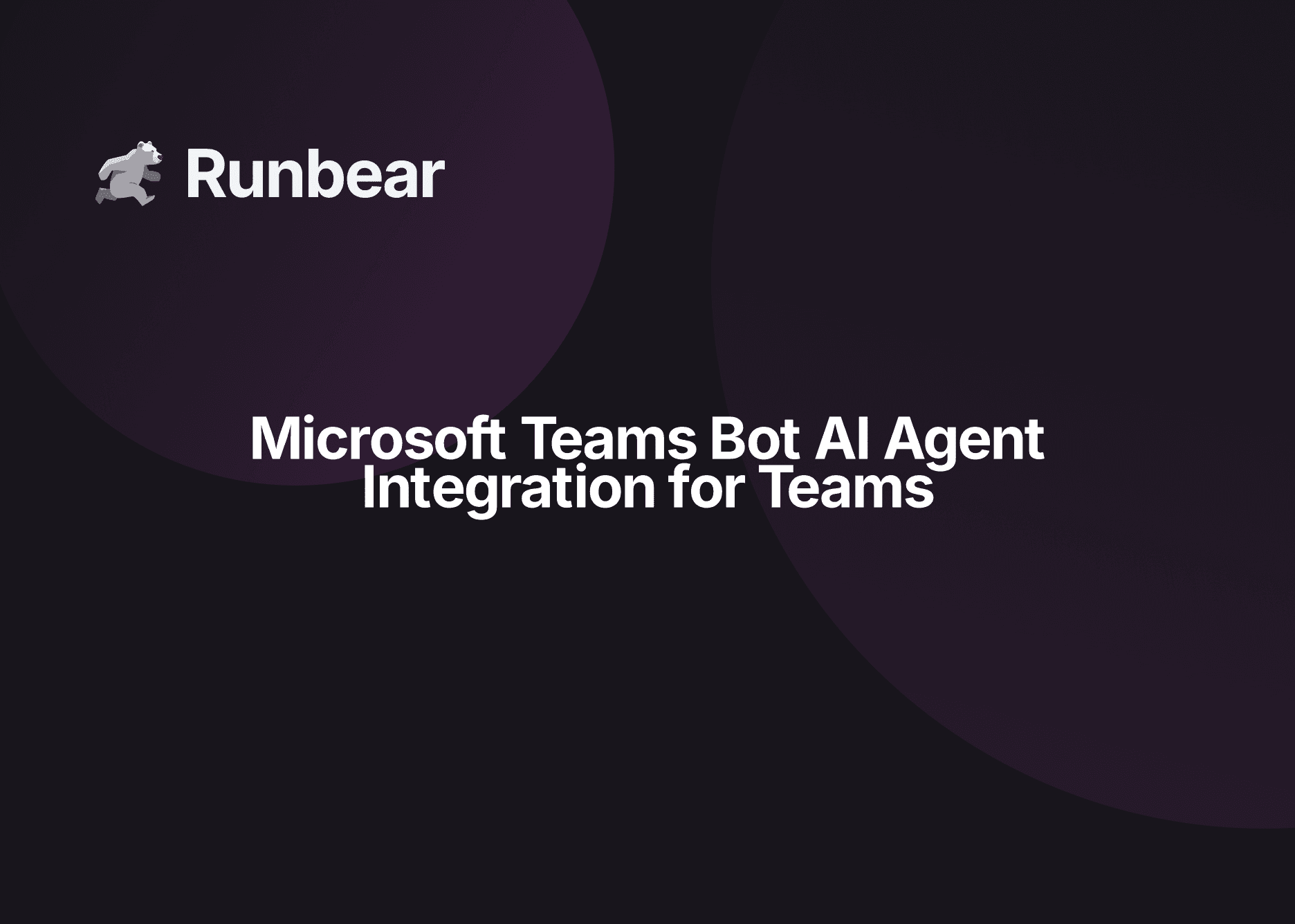 Microsoft Teams Bot Integration Thumbnail