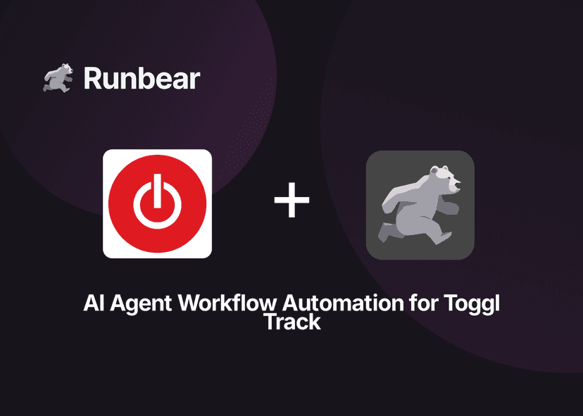 Automate Toggl Track workflows with AI Agents