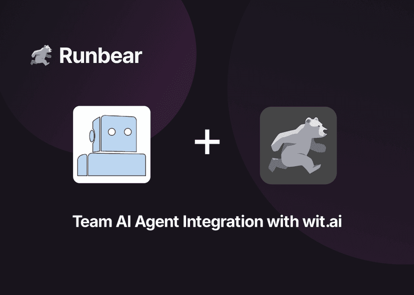Automate wit.ai workflows with AI Agents