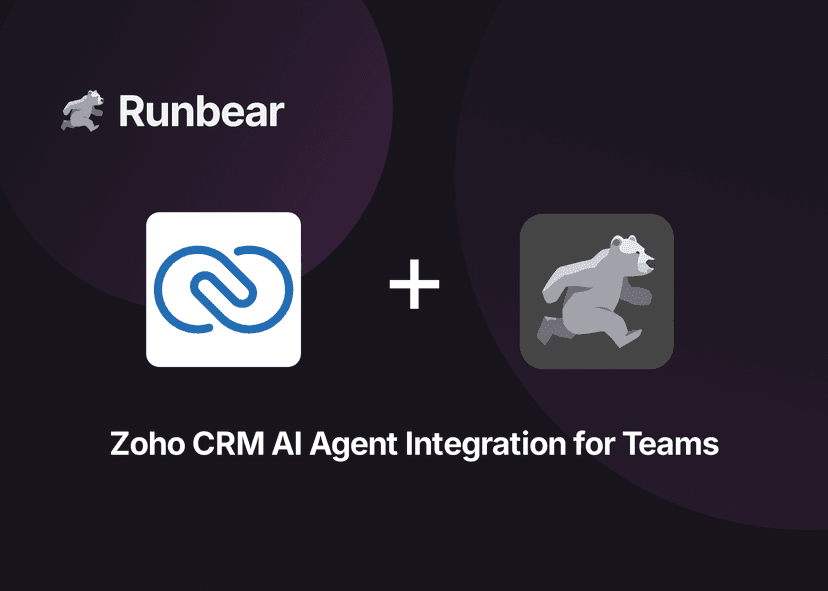 Zoho CRM AI Agent Integration for Teams