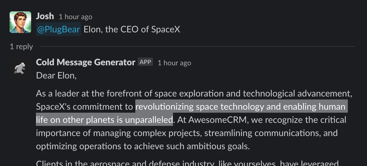 Sales Copy Generator