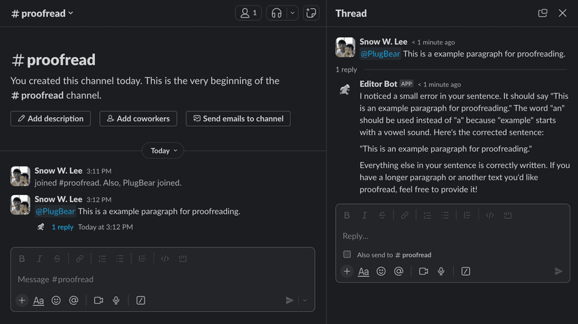 How to Add a Proofreading Assistant to Slack