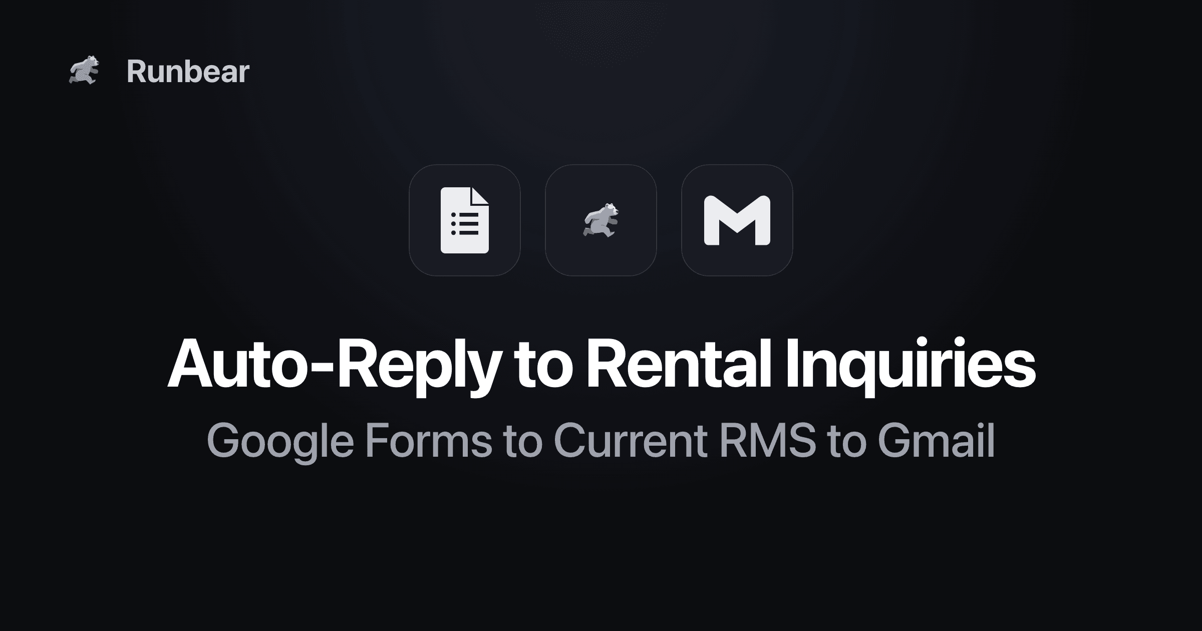 Auto-Reply to Rental Inquiries: Google Forms to Current RMS to Gmail