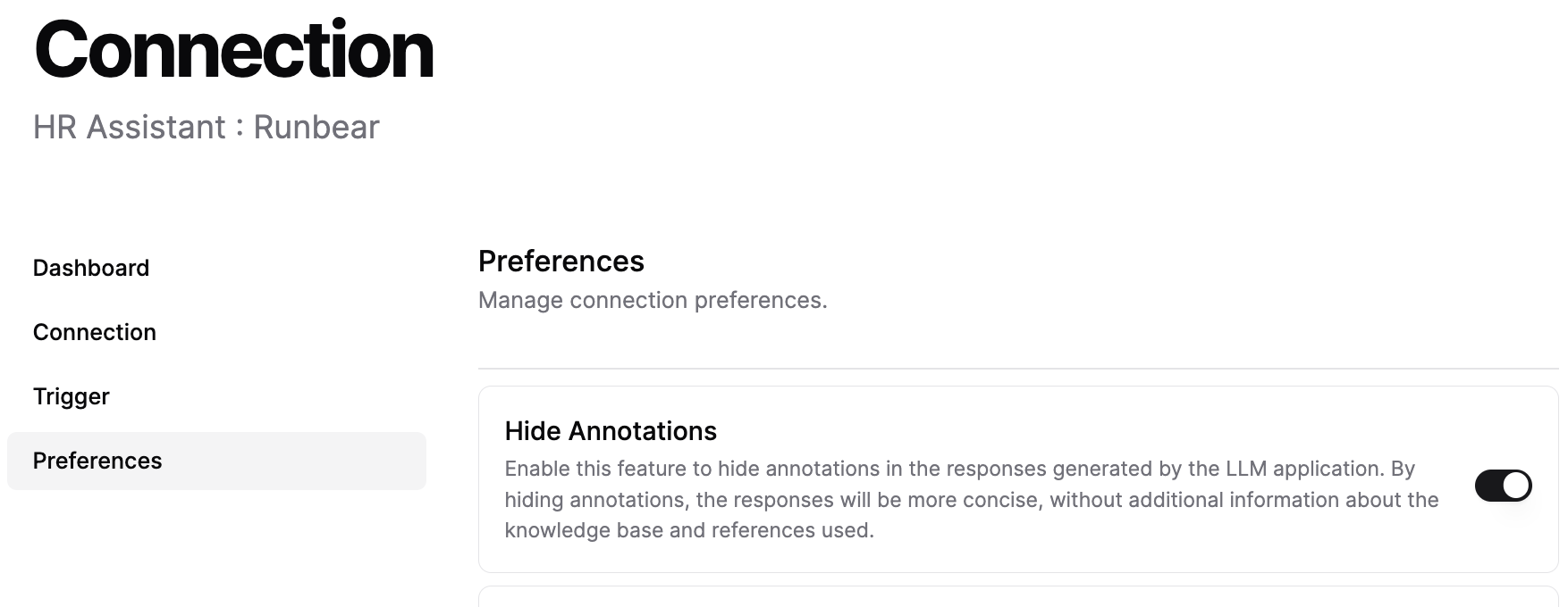 Annotation toggle